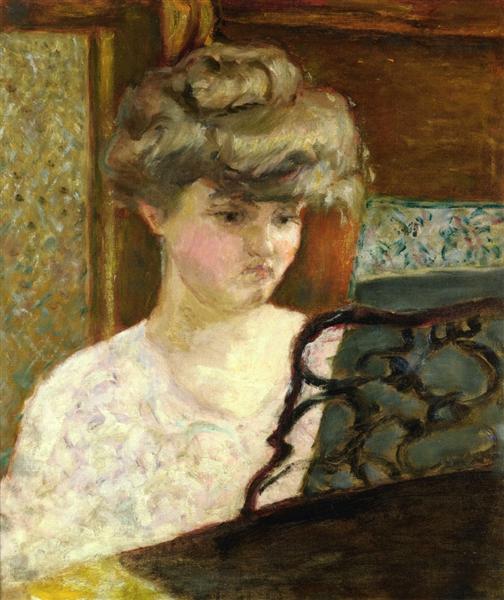 Misia at the Piano (also known as Portrait of Misia Natanson), c.1902 - Пьер Боннар