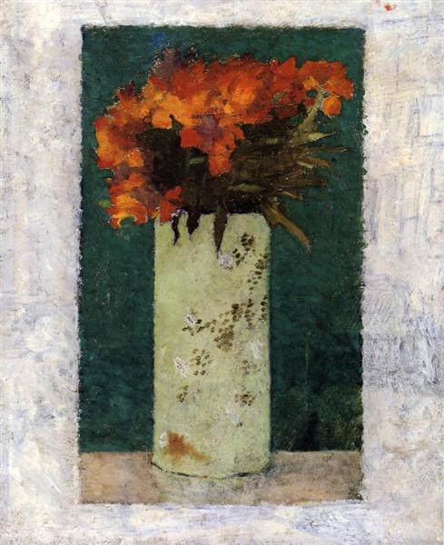 Pot of Flowers, c.1888 - 皮爾·波納爾