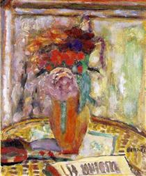 The Vase of flowers - Pierre Bonnard