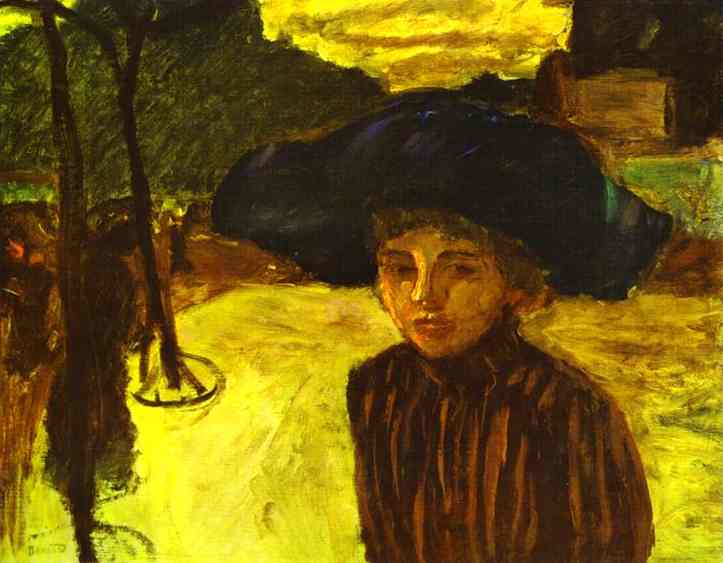 Woman in a Blue Hat, 1908 - Пьер Боннар