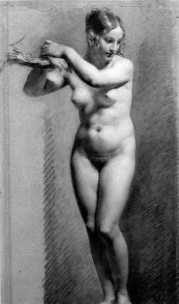 Female Nude Bound, c.1800 - Пьер Поль Прюдон