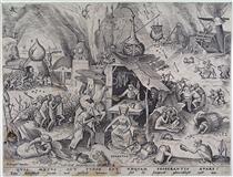 Greed - Pieter Bruegel the Elder