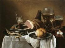 Breakfast Piece 1640 - Pieter Claesz