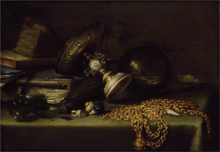 Still Life with a Gold Chain, 1636 - Питер Клас