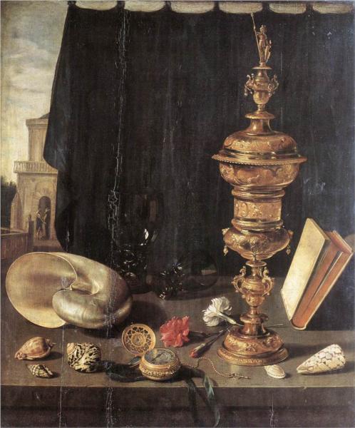 Still Life with Large Goblet, 1624 - Pieter Claesz.
