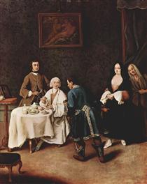 A Visit to a Lord - Pietro Longhi