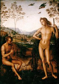 Apollo and Marsyas - Pietro Perugino