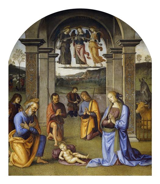 Nativity, 1496 - 1500 - Pietro Perugino