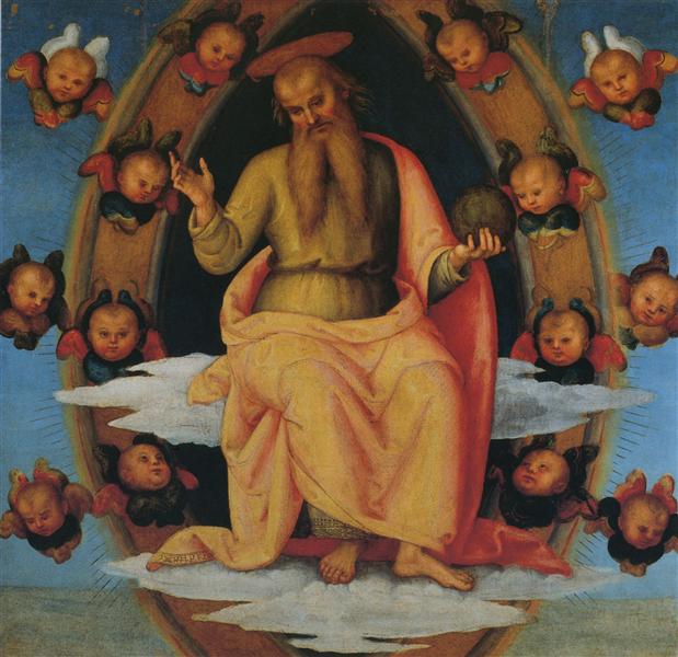 Pala di Sant Agostino (Lord Blessing), 1512 - 1523 - Perugino