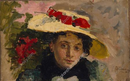 Женский портрет (Вороновой), 1898 - Пётр Кончаловский