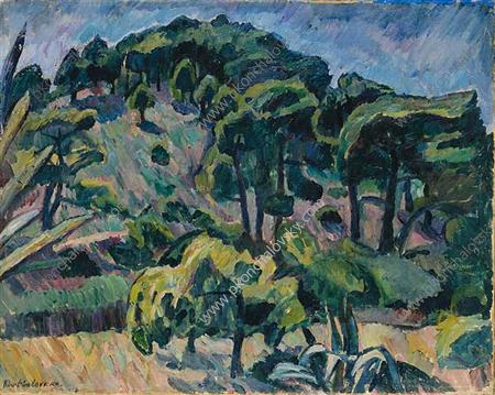 France. Mountain Lavender., 1908 - Piotr Kontchalovski