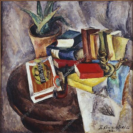 Still Life. Box of cigars., 1916 - Петро Кончаловський