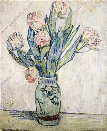 Tulips, 1908 - Pyotr Konchalovsky