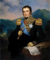 Portrait de Herman Willem Daendels - Raden Saleh