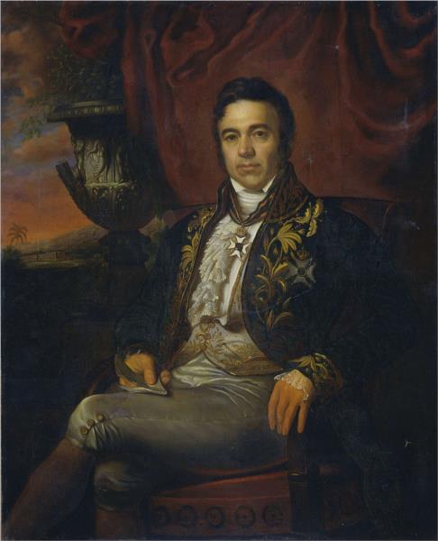 Portrait of Jean Chrétien Baud, 1835 - Раден Салех
