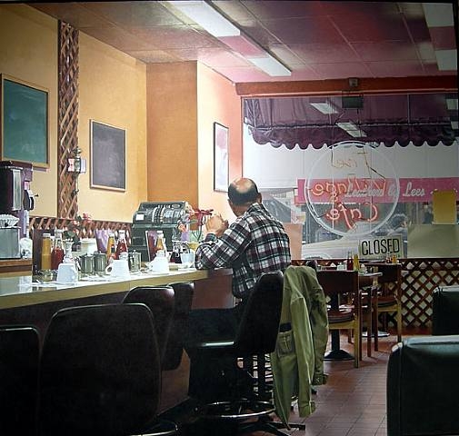 Village Cafe, 1990 - Ralph Goings