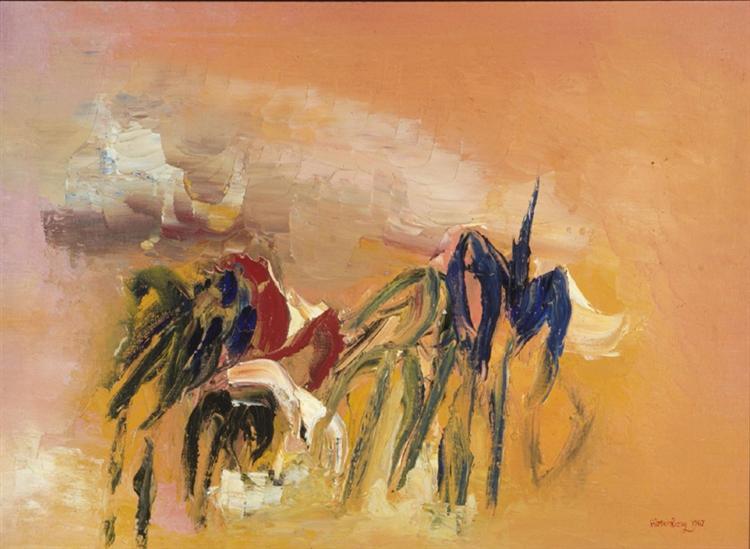 Landscape with Weeds, Spain, 1962 - Ralph Rosenborg