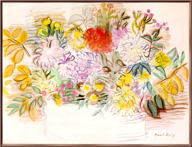 Bouquet of flowers - Рауль Дюфи