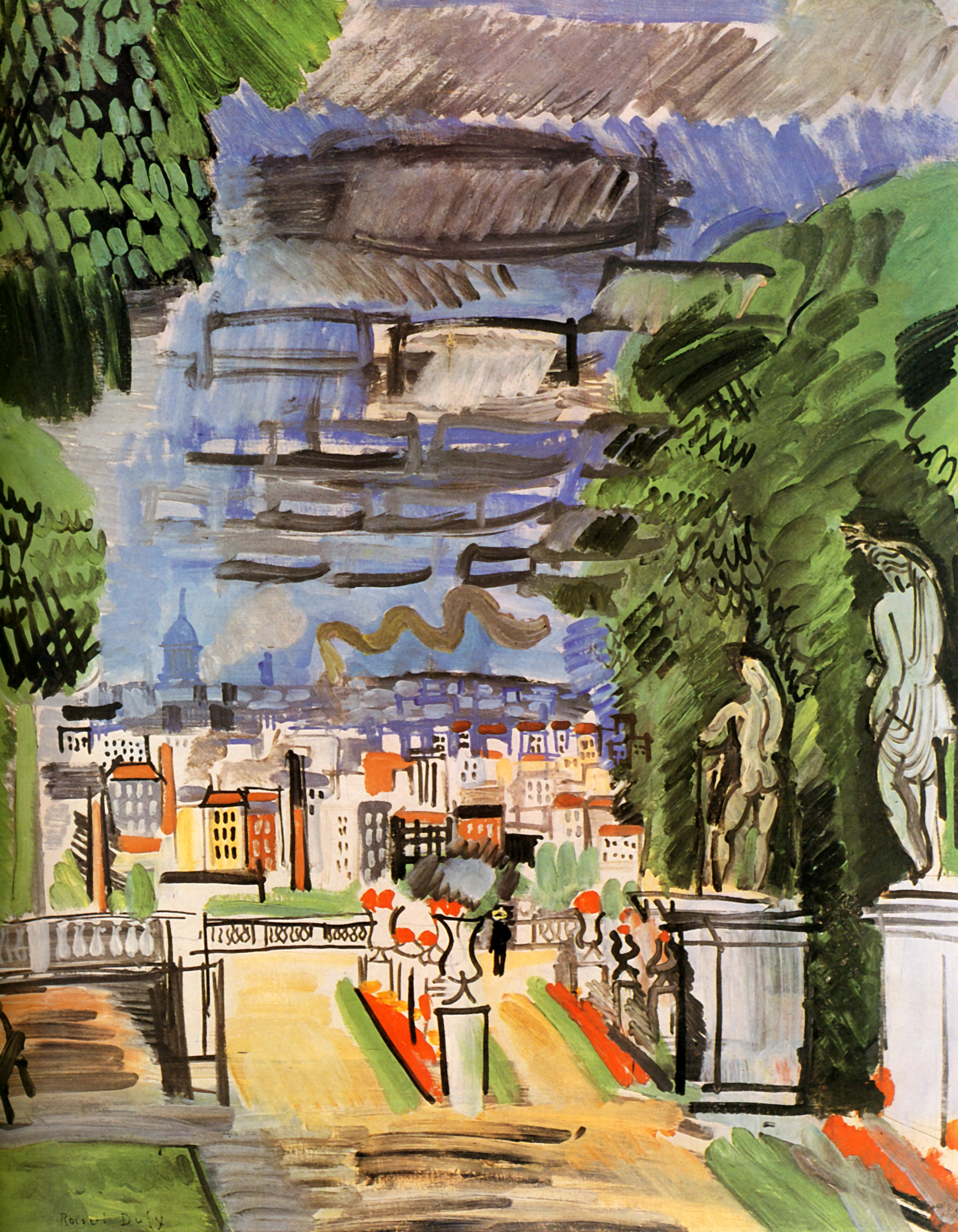 The Park of SaintCloud, 1919 Raoul Dufy