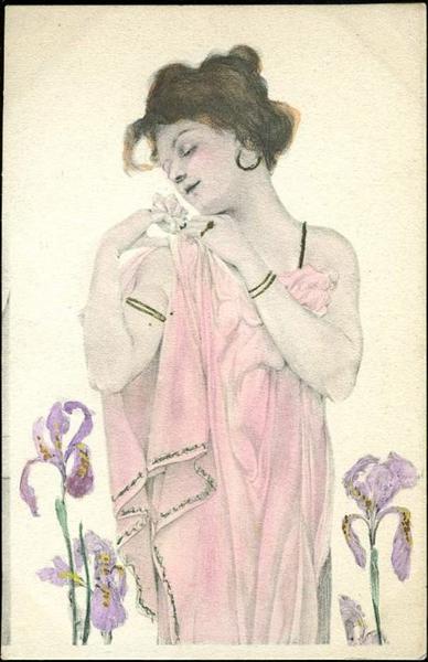 Maid of Athens 1900 Raphael Kirchner WikiArt org