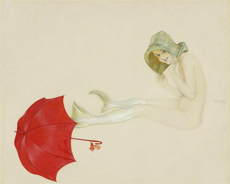 Mermaid, 1910 - Рафаель Кірхнер