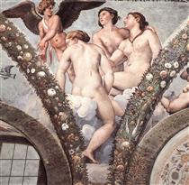 Cupid and the Three Graces - Raphael