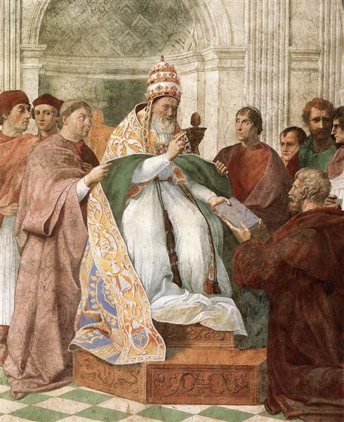 Gregory IX Approving the Decretals, 1511 - Рафаэль Санти