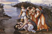 Moses Saved from the Water - Raffael