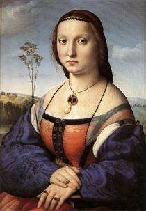 Porträt der Maddalena Doni - Raffael