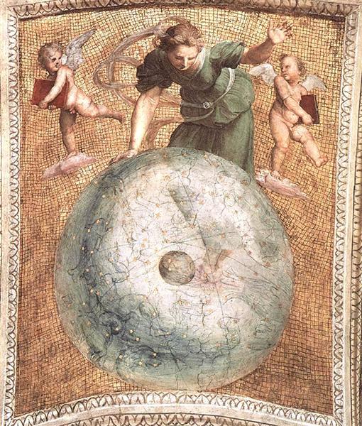 Prime Mover, from the 'Stanza della Segnatura', 1509 - 1511 - Raphaël