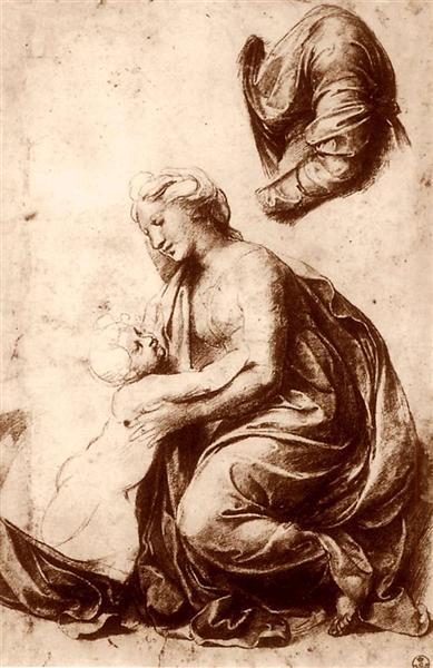 Study for the Holy Family, 1518 - Raphaël