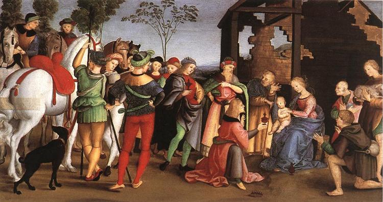 The Adoration of the Magi, 1502 - 1503 - Рафаель Санті