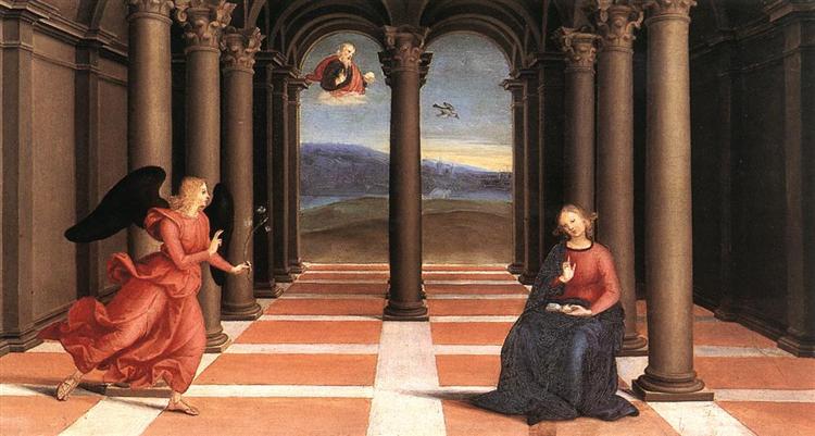 The Annunciation, 1502 - 1503 - Raffael