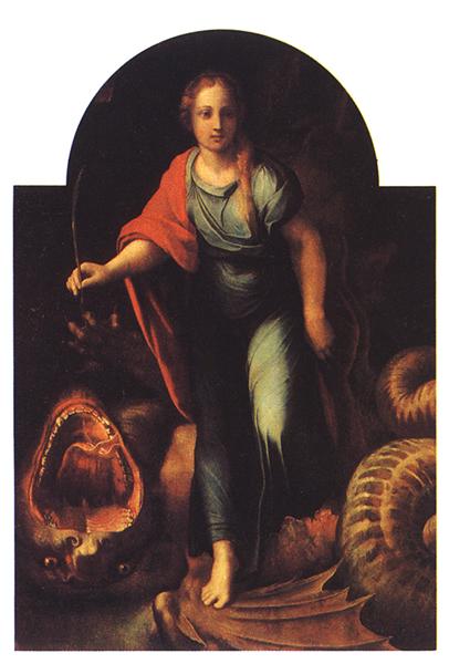 Saint Margaret, 1518 - Raphael