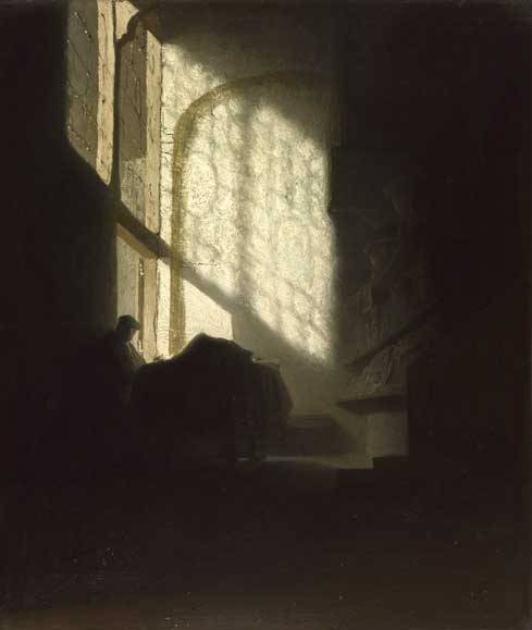 Um Homem num Quarto, 1627 - 1630 - Rembrandt