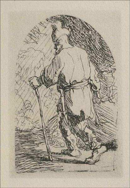 A Sketch for a Flight into Egypt, 1632 - 林布蘭
