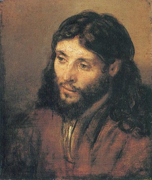 Head of Christ, c.1650 - 1652 - Рембрандт