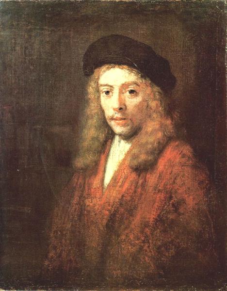 Portrait of a young man, 1663 - Рембрандт