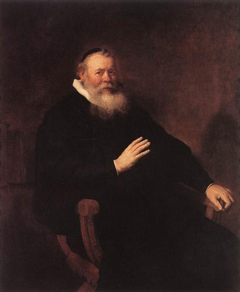 Portrait of Eleazer Swalmius, 1637 - Rembrandt