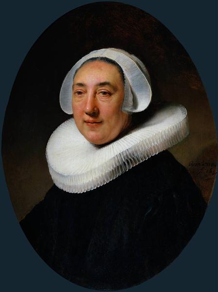 Portrait of Haesje van Cleyburgh, 1634 - Rembrandt