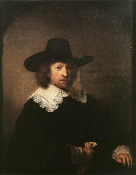 Portrait of Nicolas van Bambeeck, 1641 - 林布蘭