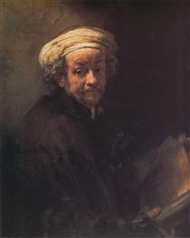 Autoportrait en apôtre Paul - Rembrandt