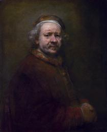Self-portrait in at the Age of 63 - Rembrandt van Rijn