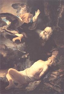 Жертвоприношение Авраама - Рембрандт