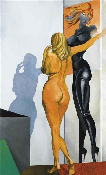 Nudo - Ombra di Allen Jones, 1985 - Renato Guttuso