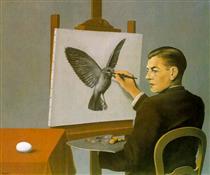 Clairvoyance (Self Portrait) - Rene Magritte