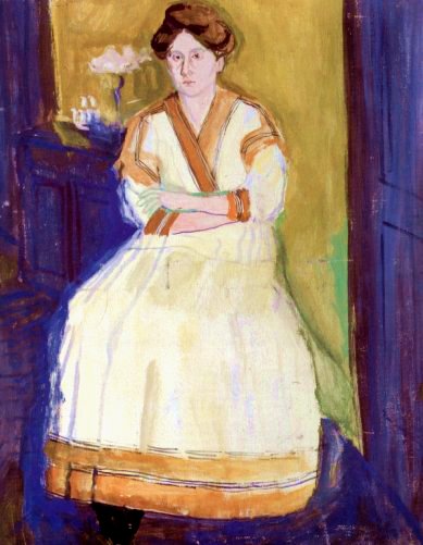 Mathilde Schoenberg II, 1907 - Richard Gerstl