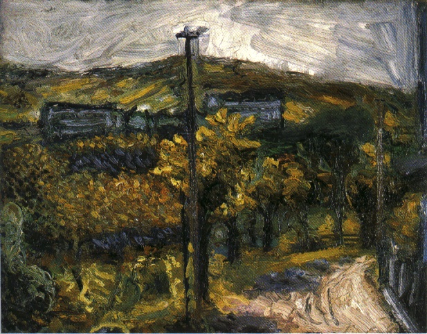 The road (theme from Nussdorf), 1907 - Richard Gerstl