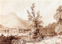 Lake Brientz and Interlaken - Richard Parkes Bonington