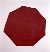 Red Canvas - Richard Tuttle